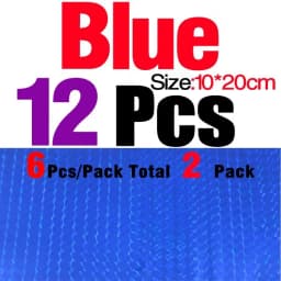 MNFT 12PCS 10cm X 20cm Holographic Adhesive Film Flash Tape DIY Lure Fishing Materials