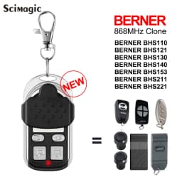 Berner 868 Mhz Garage Door Opener Remote Control BHS211 BHS221 BHS110 BHS121 BHS130 BHS140 BHS153 868mhz