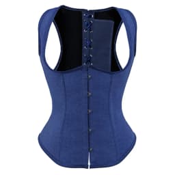 Underbust Corset Plus Size Waist Trainer Steampunk Corset with Straps Gothic Corset Underbust Lace Up Back Stripe