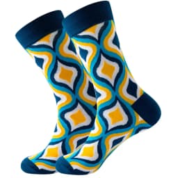 Men Happy Colorful Striped Women Socks Quality Plaid Diamond Pattern Argyle Geometric Harajuku Combed Cotton Sock Christmas Gift