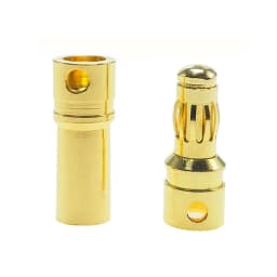 10pcs 2mm 3mm 3.5mm 4mm 5mm 5.5mm 6mm Banana Plug Gold Plated Copper Brushless Motor Bullet Connector For ESC Battery Wholeale