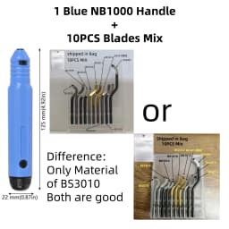Burr Cutter Trimming knife Scraper Deburring Tool NB1100 Router Bit Rotary Deburr BS1010 Blades Remover For Wood Plastic