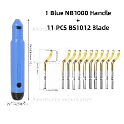 Burr Cutter Trimming knife Scraper Deburring Tool NB1100 Router Bit Rotary Deburr BS1010 Blades Remover For Wood Plastic