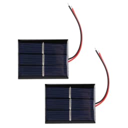 1/2/3 Pcs 0.3W 5V/0.2W 4V Solar Epoxy Panel Polysilicon Board with Wire Mini Solar System Module for Battery Power Charger Solar