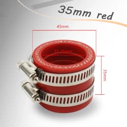 33/35/40/45mm Carburetor Adapter Interface Inlet Pipe Intake For Koso KSR OKO Keihin PWK Maikuni 21 24 26 28 30 32 34mm PE TM PZ