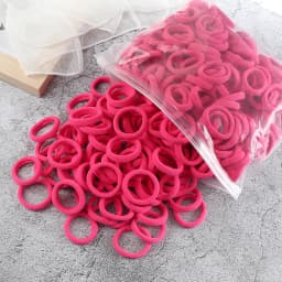 Wholesale 30/50/100Pcs/Lot Colorful Hair Bands Children Seamless Hair Ties Elastic Rubber Band Girl Sweet Scrunchies Accessories