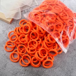 Wholesale 30/50/100Pcs/Lot Colorful Hair Bands Children Seamless Hair Ties Elastic Rubber Band Girl Sweet Scrunchies Accessories