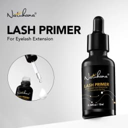 NATUHANA 10ml Super Bonder Fixing Agent for Eyelashes Extensions Primer for Long Last Lashes Glue Adhesive for Eyelash Makeup