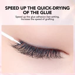 NATUHANA 10ml Super Bonder Fixing Agent for Eyelashes Extensions Primer for Long Last Lashes Glue Adhesive for Eyelash Makeup