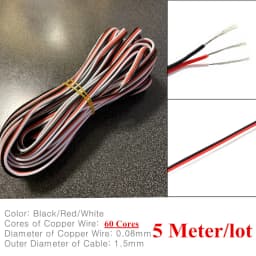 50PCS DIY Servo Extension Cable JR/Futaba Connector Male/Female Plug with 2.54 Terminal for RC Robot Airplane Car Servo ESC