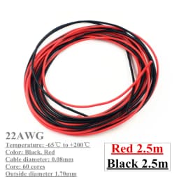 50PCS DIY Servo Extension Cable JR/Futaba Connector Male/Female Plug with 2.54 Terminal for RC Robot Airplane Car Servo ESC