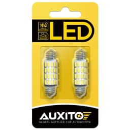 AUXITO C10W C5W LED Canbus Error Free Festoon 39mm 42mm LED Spring Dome Lights Car Interior Bulb Read Light License Plate Lamp