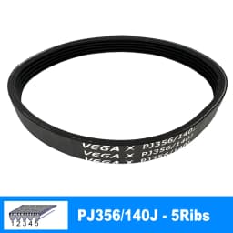 VEGA V-Belt PJ356 140J 3/4/5/6/7 Ribs For DIY RC Model Motor Engine Belt