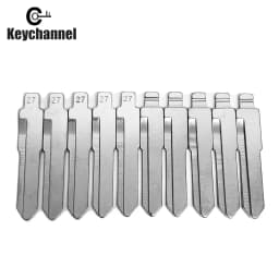 10pcs MAZ24 Car Key Blank 27# KD Key Blade MZA24R Blade for Mazda 2/3/6/323/626/MX5/RX7/RX for KD KEYDIY VVDI Xhorse Flip Remote