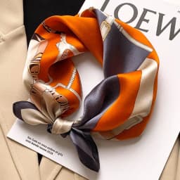 Women 70*70cm Square Silk Scarf/scarves Luxury Wrap 2025 Hair Tie Band Bag Warp Soft Neckerchief Hijab Headscarf Female Foulard
