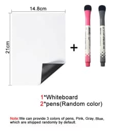A5 Size Magnetic Whiteboard,Dry Erase White Boards,Soft Home Office Kitchen Flexible Pad Fridge Stickers Memo Message Board