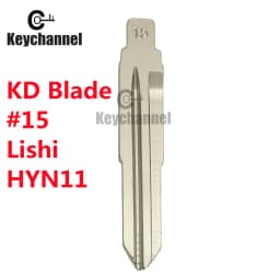 10pcs HYN11 Car Flip Key Blade KD Key Blank 15# Folding Fob Blank for KEYDIY VVDI Xhorse for Mitsubishi Ssangyong Isuzu Lada