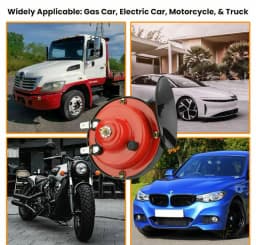 Universal 300DB Loud Car Air Horn 12V Trumpet motorcycle Horn for Trucks Vehicle Horn Dual-tone Electric Snail Air Horn