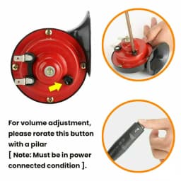 Universal 300DB Loud Car Air Horn 12V Trumpet motorcycle Horn for Trucks Vehicle Horn Dual-tone Electric Snail Air Horn