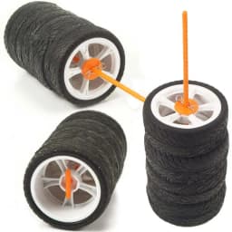1/8 & 1/10 RC Car Plastic Tires Wheels Holder 5pcs Hobby Model Accessory Collect your Tires Conveniently
