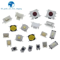 10PCS 3*6 3*4 4*4 SMD Tactile Tact Push Button Switch 2Pin 4Pin Touch Micro Switch 3x4x2 3x6x4.3 3x6x2.5 3x6x5 4x4x1.5 4*4*2.5