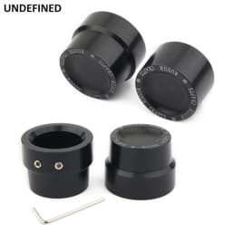 Motorcycle Front Rear Axle Nut Cover Caps CNC Black For Harley Touring Road Glide Low Rider Sportster Iron 883 XL1200 Softail