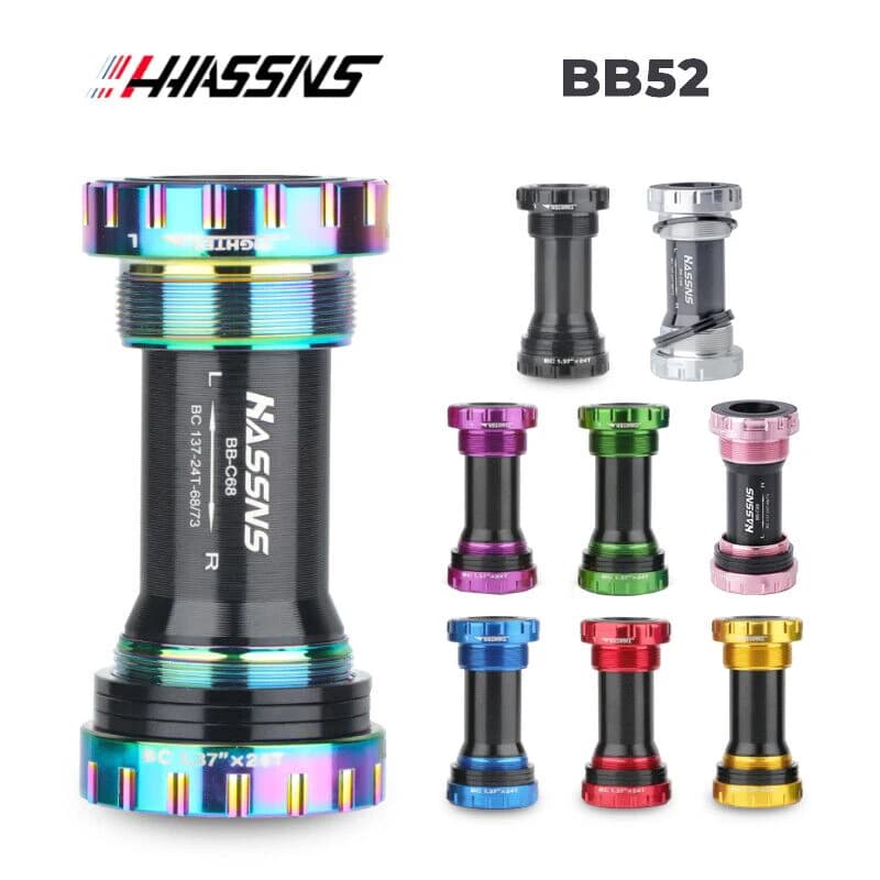 HASSNS Mtb Bottom Bracket Bicycle Hollowtech Central Movement Mountain Bike Central Hollowtech BB For Integrated Crankset