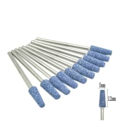 10pcs/set Dental Stone Grinder Polisher Burs 2.35mm Shank For Contouring Shaping Porcelain Dental Rotary Stone Polisher