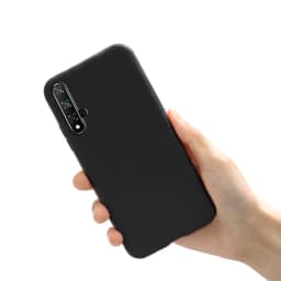 Case For Huawei Nova 5T Phone Case Shockproof Candy Color TPU Liquid Silicone Soft Back Cases Cover for Huawei Nova 5 T Nova5T