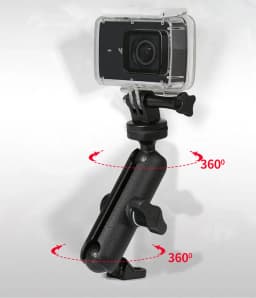 For Gopro Motorcycle Support Ram Mount Motorcycle Go Pro Handlebar Mount Bicycle Holder Bracket Sports Camera Support Gopro Moto