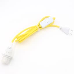 2m EU Standard Power Cord with Switch E14 Bulb Holder Lamp Socket For Bed Room Decor Lamps Simple Pendant Light Cord Kits