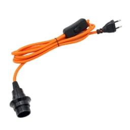 2m EU Standard Power Cord with Switch E14 Bulb Holder Lamp Socket For Bed Room Decor Lamps Simple Pendant Light Cord Kits