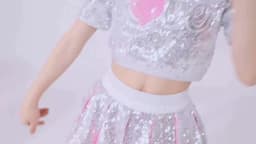 Girl Jazz Dance Costumes Kid Stage Dancing Sparkling Sequin Hip Hop for Girls Modern Ballroom Dance Child Cheerleading Costume