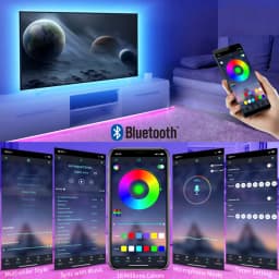 RGB Led Strip Light Bluetooth App 5V USB Led Tape Flexible Ribbon Diode Tape for TV Backlight Gaming Room Decoration