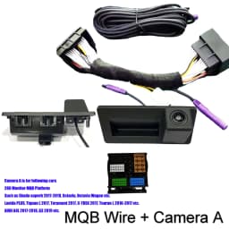 Car CanBus Reversing Parking Rear View Camera for Skoda Octavia Volkswagen Tiguan 187B 280 MQB PQ Audi A5 Q5 Dynamic Trajectory