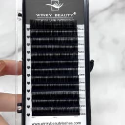 10 Cases/Lot Winky Beauty 12 Rows Professional Individual Eyelashes Extension Russia Volume Eyelash Extension Supplies Materials