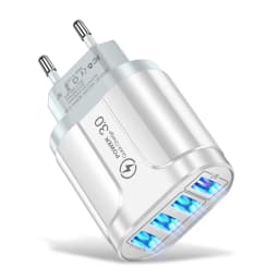 Vumpach 4 Ports USB Fast Charger Quick Charge 3.0 48W Wall Mobile Phone Fast Charging For iPhone Samsung Xiaomi Adapter Travel