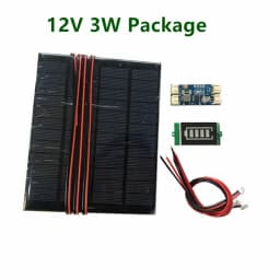 6V 3W 4.5W 6W 9V 4.2W 12V 2W Solar Panel /Solar Min Battery Charger /Battery Display DIY KIT PH 2.0 Cable
