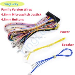 Arcade Cabinet 40-pin Wire Harness Pandora Box Family Board Cable for 5pin Sanwa Joystick and Push Buttons Arcade Game Console