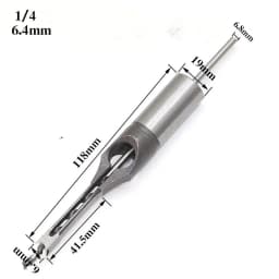 HSS Twist Drill Bits Woodworking Drill Tools Kit Set Square Auger Mortising Chisel Drill Set Square Hole Extended Saw 6.0mm~16mm