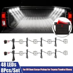 Universal 8/10Pcs Led Light Decoration Car Bed Lights 48 LEDs Light Waterproof Fit For Benz/BMW/Toyota/Tundra/Chevy Truck Pickup