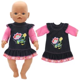 Baby Doll Dress 43cm For 17" Girl Doll Summer Outwear Accessories