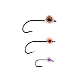 Bimoo 20PCS Clear Fluoro Epoxy Fish Mask Streamer Saltwater Flies Fly Tying Material Included Luminous Holographic 3D Fish Eyes
