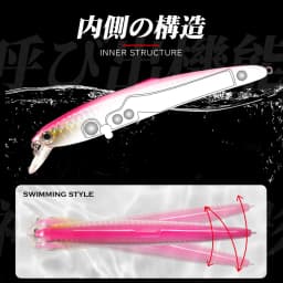 Hunthouse Saruna Minnow Lure Floating Jerkbait 90/125/147mm Wobbler Hard Bait Fishing for Seabass Saltwater Pike Fish Tackle