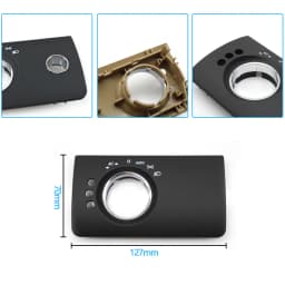 LHD Car Interior Front Left Headlight Switch Trim Cover Replacement For Mercedes Benz W164 X164 ML GL 300 350 450 500 2005-2011