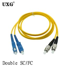 Double SC LC ST FC UPC To LC UPC Simplex 3.0mm PVC Single Mode Fiber Patch Cable Fiber Optic Patch Cord Cable 1m 2m 3m 5m10m 50m