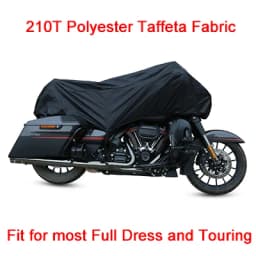 X Autohaux 210T Half Motorcycle Cover Travel Waterproof Outdoor Dustproof Rain Dust Anti UV Motor Scooter Protector Cover M L XL