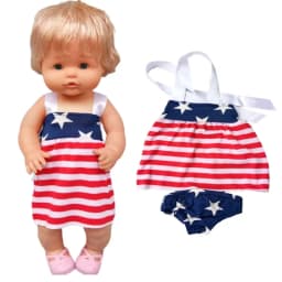Reborn Baby Doll Clothes 35cm Pants for 38cm Nenuco Ropa Y Su Hermanita Doll Outfit