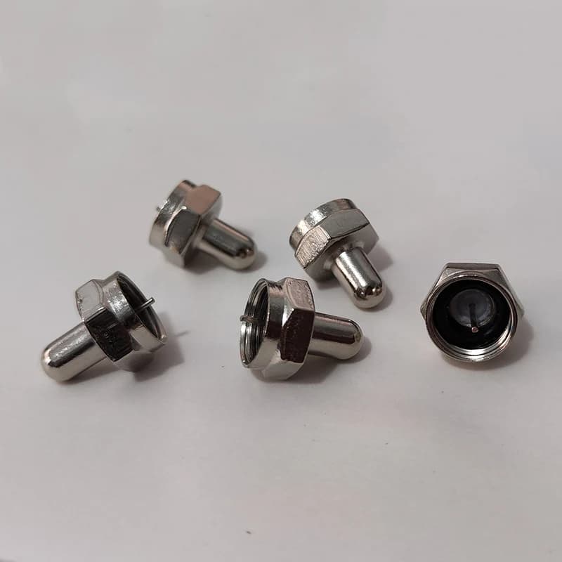 5pcs 75 ohm resistor inch load, reverse resistance, cable TV connector, inch F connector head waterproof needle