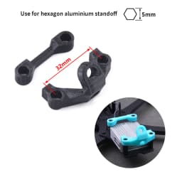 FPV Drone 3D Printed Printing Accessories Antenna/Camera Mount Arm Protective Seat TPU Parts for APEX HD DC 5-9 inch RC Frame